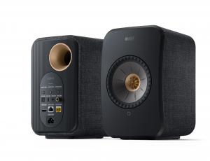 Миниатюра продукта KEF LSX II Carbon Black - беспроводная полочная акустическая система