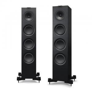 Миниатюра продукта KEF Q550 SATIN BLACK пара - напольная акустическая система