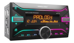 Миниатюра продукта PROLOGY MPR-110 FM/USB/BT ресивер с DSP-процессором